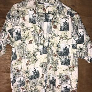 Op Spot Hawaiian Shirt Men’s M